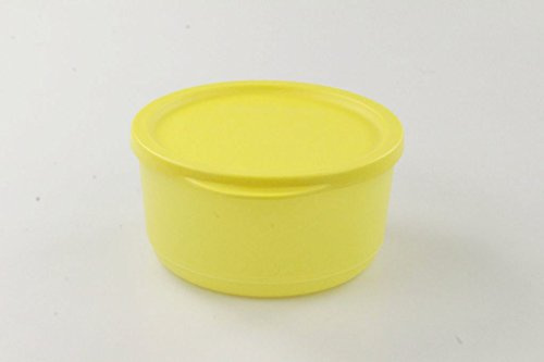 TUPPERWARE Kühlschrank Geburtstagskracher rund 530 ml gelb Frischebehälter Dose 17182