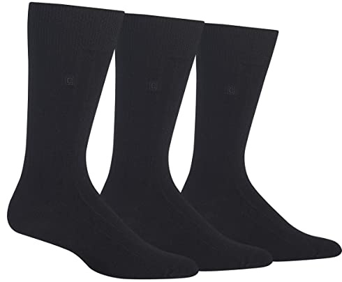 Chaps Herr Soft Touch True Rib klänning Crew, Svart, 40-46 EU
