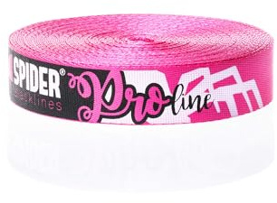 SPIDER SLACKLINE TWSA2 - Trickline Module Pro line Roll - Slackline für Freestyle Sprünge und Tricks - Nur Band Lange 20 m