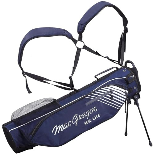 MACGREGOR Golf MACTEC 4.0 Sac à Rabat avec Support pour Club de Golf Bleu Marine 16,5 cm