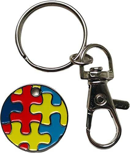PAC Supplies Global £1 UK Trolley Coin with Keyring - Choose Your Design