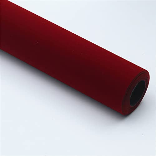 HARICSET 150 cm Breit Bastelfilz Selbstklebend Kinder Vliesstoff Stoff Filzplatten zum Filzuntersetzer Basteln Nähen DIY Patchwork(Size:1.5 * 2m,Color:Rotwein)