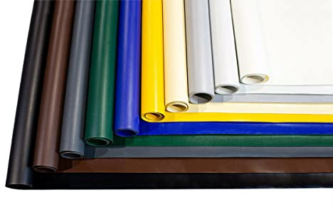 ANKO PLANEN Telo PVC 700 g/m² pesante impermeabile anti-UV antistrappo opaco telo camion per giardino industria piscina e rimorchio (Grigio, 2,5m x 3m)