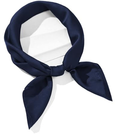 Van Der Rich ® - Elegantes Halstuch mit Seidensatin-Effekt Quadratisches Halstuch - Damen