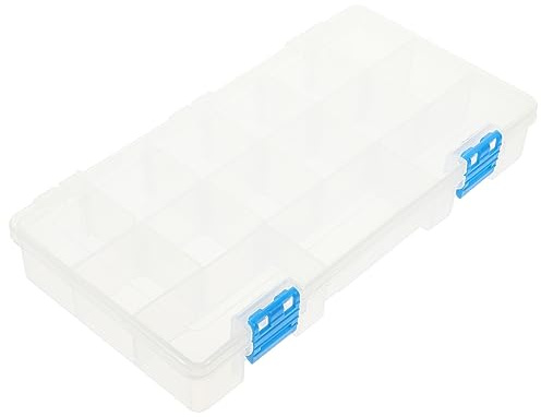 Gadpiparty Caja De Herramientas De Plástico Asa Para Almacenamiento Compacto, Organizador De Piezas Pequeñas y Contenedor Portátil Para Tornillos y Accesorios Domésticos