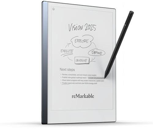 reMarkable 2 Tablet (10.3 Digital Paper Display) - Includes Pen, USB-A to USB-C Cable (Renewed)