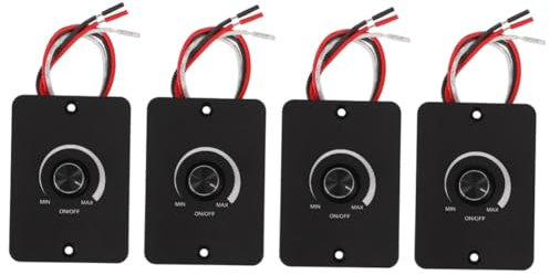 Mikinona 4 Pezzi 12v Per A Led Luce Interna Manopola Di Regolazione Del Rimorchio