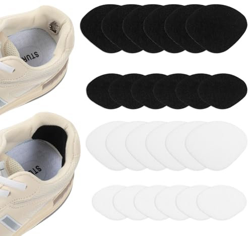 Ptwola 12 Paar Schuhe Ferse Reparatur Selbstklebende Schuhabsatzreparatur Schuhlochreparatur für Turnschuhe, Lederschuhe, High Heels, Shoe Patch