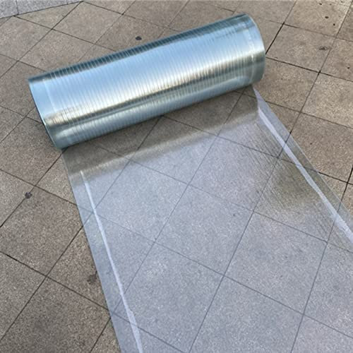 YHKJLYH Polycarbonatplatte für Gewächshäuser, 0,8 mm, Wärmedämmung für Gewächshäuser, transparente Dachplatte, licht- und regenfest, für Wintergarten-Carport (Größe: 1 x 10 m)