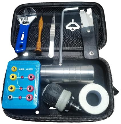 STWBHW Folien-Degen-Säbel-Reparatur-Werkzeugsatz, elektrischer Zauntester, leitfähiger Tester, Folien-/Degen-Werkzeug-Ausrüstungsreparatur, elektrischer Schwert-Tester, Piep-Testbox, Prüfgerät