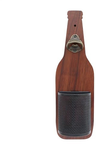 Outil d'ouverture mural, décapsuleur extérieur, décapsuleur de bière avec récupérateur de couverture, ouvre-bouteille compact en métal, idéal pour les fêtes, la cuisine et le jardin
