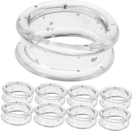 PartyKindom 12stücke Weiche Gummi-scheren-fingerringe Ringe Für Hundescheren Gummi-haustierscheren Ringscherengriffe Einsätze Fingerschutz Zubehör Für Hundepflege Scherenset Für Hundepflege