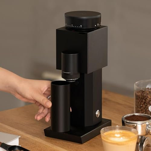 GZPKJ Molinillo De Café Eléctrico, Molinillo Automático De Café Espresso, Control Flexible, Molienda De Área Completa, Control Flexible, para Viajes, Camping, Oficina, Espresso, Vertido