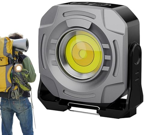 Yurosuis Luces Magnéticas Recargables | Luz de Trabajo Portátil 2400LM 360 Grados Rotativa para Automoción | Herramienta para Inspección de Camiones Taller de Pintura Soldadura Nocturna