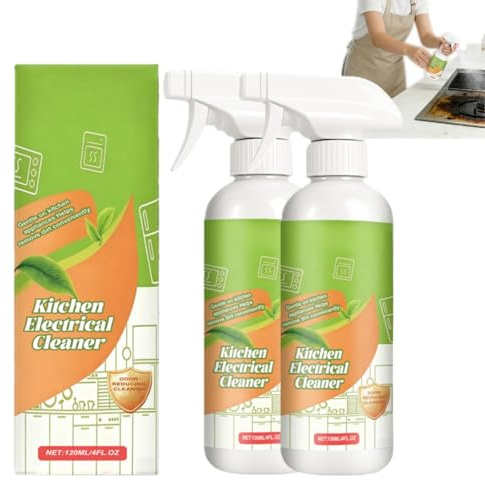 Electrolyzed Ions Kitchen Cleaner Spray, Kitchen Degreasers for Stove Glass Top Cleaner & Stainless Steel Cleaners, Induction Cooktop Cleaners, Oven Degreasers & Dishwasher Cle/aner (2)