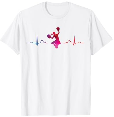Cheerleaderin Mädchen jubeln Mama Liebe Cheerleading T-Shirt