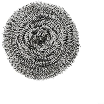 Zeroupshop Bola grande de acero inoxidable, estropajo de metal de 7 cm de diámetro para utensilios de cocina, limpiador resistente para fregaderos de cocina, herramienta eficaz para eliminar la
