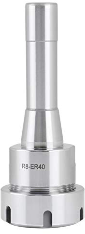 Accusize Industrial Tools Mandrino portapinza Er40 con codolo R8, 7/16'' -20 Terminale, Max T.I.R. 0.0002'' O.D a I.D. 0223-0240