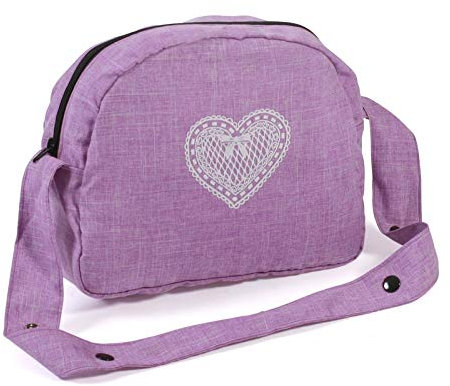 Bayer Chic 2000-Sac à Langer pour poupée, 853 35, Mélange de Lilas, Violet, 27 x 9 x 22 cm