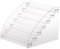 Dioche Porta Smalti per Unghie Organizer Smalti per Unghie, Supporto per Espositore per Rack Trasparente per Espositore per Trucco(7 Livelli)