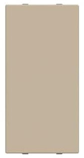 Tapa ciega estrecha Niessen N2100 CV serie Zenit color Cava