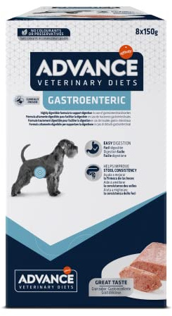 Advance Veterinary Diets Gastroenteric - Comida Húmeda para Perros: Multipack 8 bolsitas de 150g