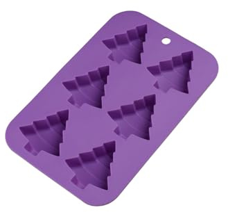 UPKOCH Moule En Silicone Pour GâTeau Sapin De NoëL 26X17.5X2.5Cm Moule De Cuisson AntiadhéSif Pour Chocolat Et Fondant Outil De DéCoration PâTisserie Alimentaire