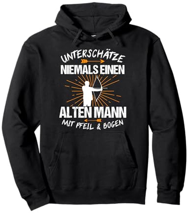 Bogenschießen Bogensport Bogenschütze Pfeil Geschenk Pullover Hoodie