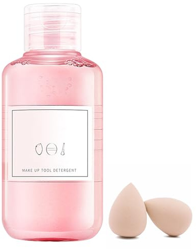 Leonshco Nettoyant pour pinceaux de maquillage - 150 ml - Doux et sûr - Nettoyant liquide - Élimine efficacement la saleté et les impuretés - Pour pinceaux de maquillage