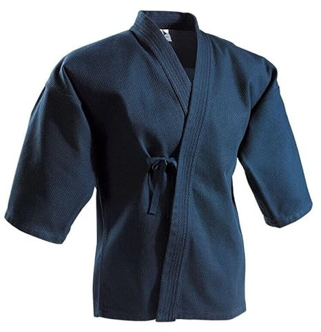 Kendo Tops Aikido Samurai Hakama Martial Arts Clothing Kimono Shirts Costumes 175cm