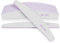 LOPHE Lime per Unghie, 16Pcs Lime per Unghie Professional 80/80 Grit, Lime per Unghie Set Mezza luna Bilaterale a Doppia Faccia Lavabile, per Uso Domestico e Salone