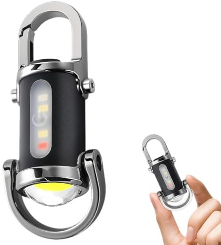 Tomedeks Mini Torcia a LED Ricaricabile,Torcia Led Potente Professionale,Arkfeld Ultra,con 3 modalità, IP68, impermeabile EDC per campeggio, escursioni, emergenze, torcia elettrica