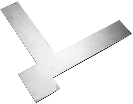 Herramienta de compensación de ángulo recto - Nivelador de techo de pared de acero inoxidable | Herramienta de raspado precisa para paneles de yeso solución de mango para principiantes y carpintería