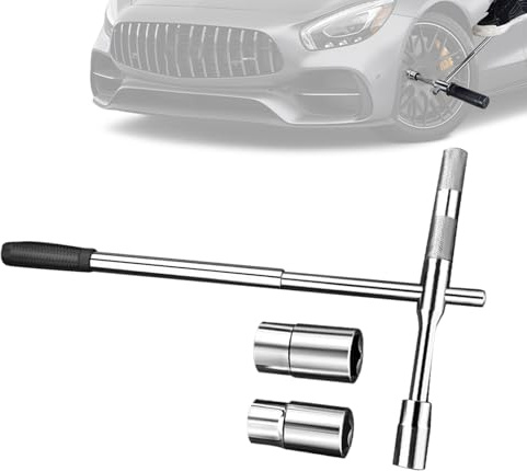 Clé croisée, clé pour écrous de roue, amovible, antidérapante, de haute durée, outil pour roues pour changement de roues et réparation de pneus sur terrain difficile