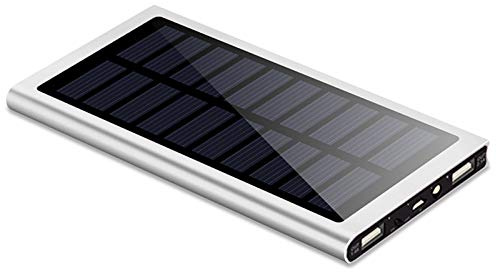 Power Bank 50000Mah Solare Ultra-Sottile Mobile Dual USB Caricatore Del Telefono Torcia Elettrica Powerbank Portatile Pover Power Bank, C