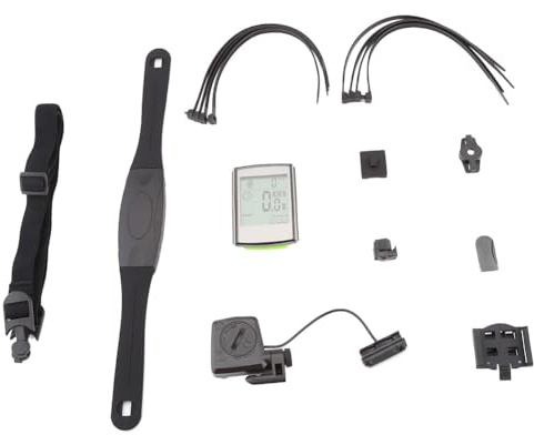 Computer da bicicletta impermeabile MAPHRWZ Premium, per gli amanti della guida, leggero, resistente, con cardiofrequenzimetro, velocità, distanza, visualizzazione del tempo