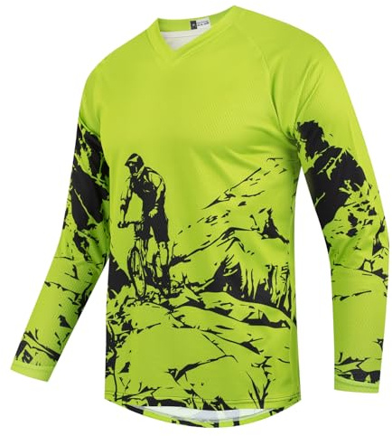 Kinder-Radtrikot Dirt Bike Kinder Mountain Motocross Langarm Jungen-Shirt Biker Downhill Oberteil Kleidung 4-14 Jahre