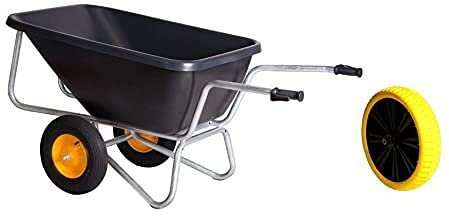 Grande-Kelberg 2-Rad Hofkarre 200L PP mit Straco Flex Lite Rädern