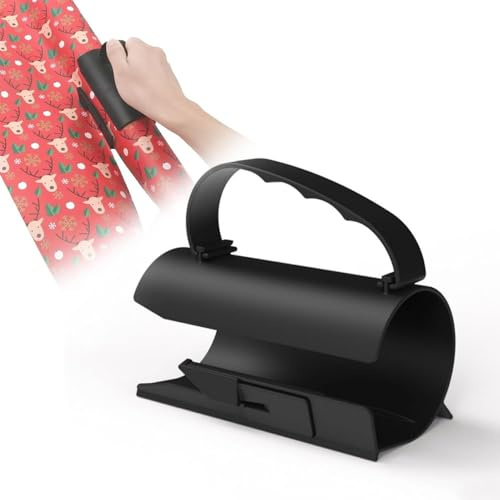 Geschenkpapier Schneider für Rollen,Geschenkpapier Cutter,Roll Papier Schneidegerät,Tragbare Papierschneider,Sliding geschenkpapier cutterfür Weihnachten,Geburtstag,Geschenkpapier Abroller