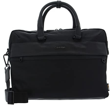 Calvin Klein CK REMOTE LAPTOP BAG W/SLEEVE, Black