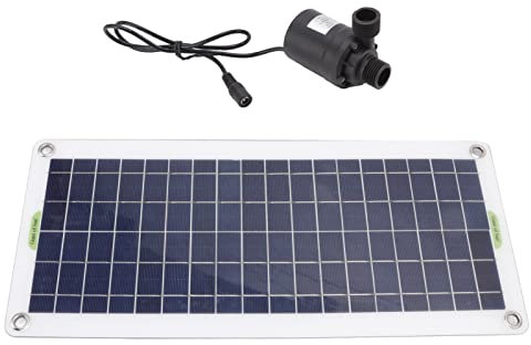 Changor Pompe de Fontaine Solaire, Kit de Pompe de Bassin Solaire à Haute Efficacité de 30W, Sans Stockage d'énergie pour Bassin de Fontaine