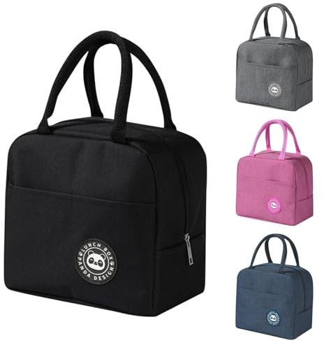 Ruucy Sac Isotherme Repas 5.5 L, Petit Sac Glaciere Lunch Box Isotherme | Petite Glaciere Souple Isotherme Avec Feuille d'Aluminium Isolée, Portable Sac Isotherme pour École e Bureau, Pique-nique