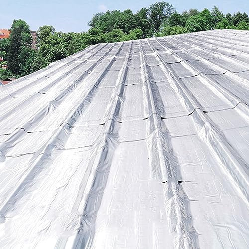 FENGSHOUU Bitumen-Band,Dach Reparaturband,Aluminium Wasserdichtes Klebeband,Dachpappe Selbstklebend,Dichtungsband,für Dachdämmung,Dachlecks,Fensterbrettlücken,Rohrbrüche (0.5x3m)