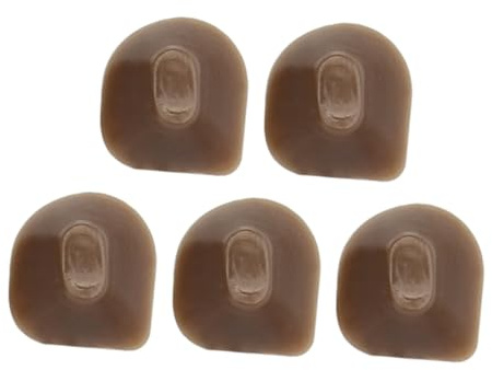 Flötenknopf Dämpfungsziegel 5 Stück aus Kolloid für Querflöte | Einfach zu Montieren und Reinigen, Leise Wirkung, Praktische Aufbewahrung, Zubehör für Flötenknopf