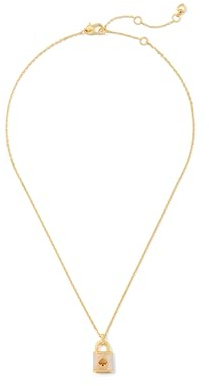 Kate Spade New York Lock and Spade mini pendants