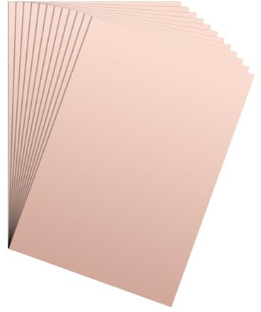 PATIKIL 12 Stück 2.8x4 Zoll Doppelseitige Kupferkaschierte Leiterplatte PCB | Kupferbeschichtete Universelle Schaltkreis Prototypen Platine, FR4, 1mm Dicke, Für Ätzen DIY PCB Bausatz