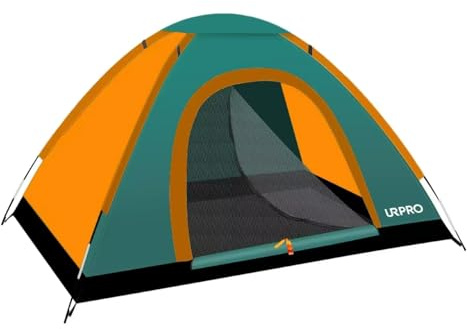 URPRO Portable Camping Tent, 2 Person Lightweight Tent, Waterproof Windproof, UV Protection, Perfect for Beach, Outdoor, traveling, hiking, camping, hunting, fishing