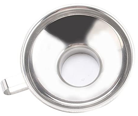 CHFYIJYHM Imbuto Imbuto in Acciaio Inossidabile Tramoggia Filtro Perdita Lattina a Bocca Larga for Olio Vino Imbuto a Bocca Larga for Conserve Utensili da Cucina Gadget
