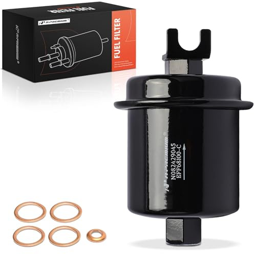 A-Premium Fuel Filter Compatible with Honda CR-V 1997-2001, Civic 1995-2000, Accord 1994-1997, Civic del Sol 1996-1997, Odyssey 1995-1998, Prelude & Acura CL 1997-1999, EL, Integra, RL & Isuzu Oasis