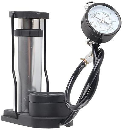 Probador de Presión de Refrigerante, Probador de Presión de ABS de Doble Barómetro para de Enfriamiento del de Refrigeración Pugo de de Aire con 1‑1.3 kg/c㎡ Valor de de Aire para el Enfriamiento